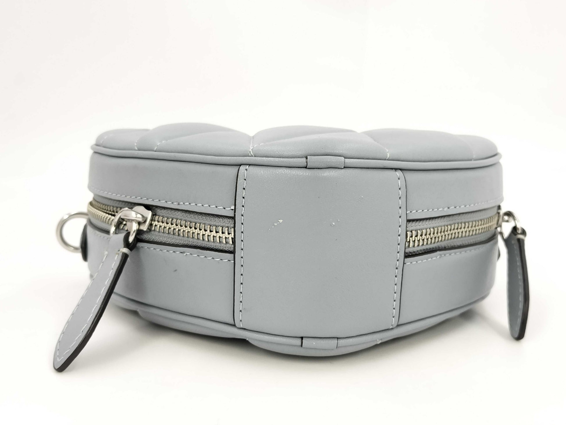 COACH Coach Shoulder Bag Quilted Leather Grey Heart CE725 Shoulder Bag