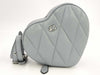 COACH Coach Shoulder Bag Quilted Leather Grey Heart CE725 Shoulder Bag