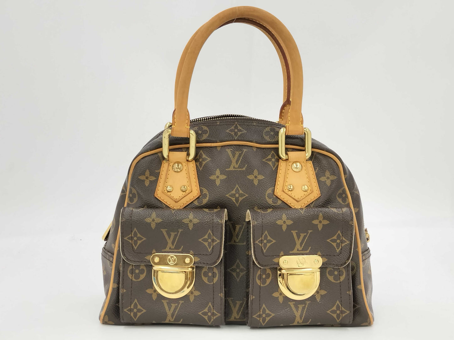 LOUIS VUITTON Louis Vuitton Monogram Manhattan PM TH1010 Handbag