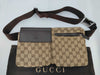 GUCCI Gucci GG Canvas Body Bag Brown 28566 Waist Bag