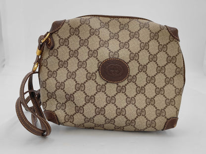 GUCCI GG Plus PVC Brown 007/115/0093 Shoulder Bag
