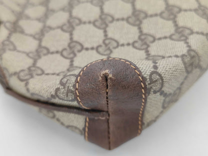 GUCCI GG Plus PVC Brown 007/115/0093 Shoulder Bag