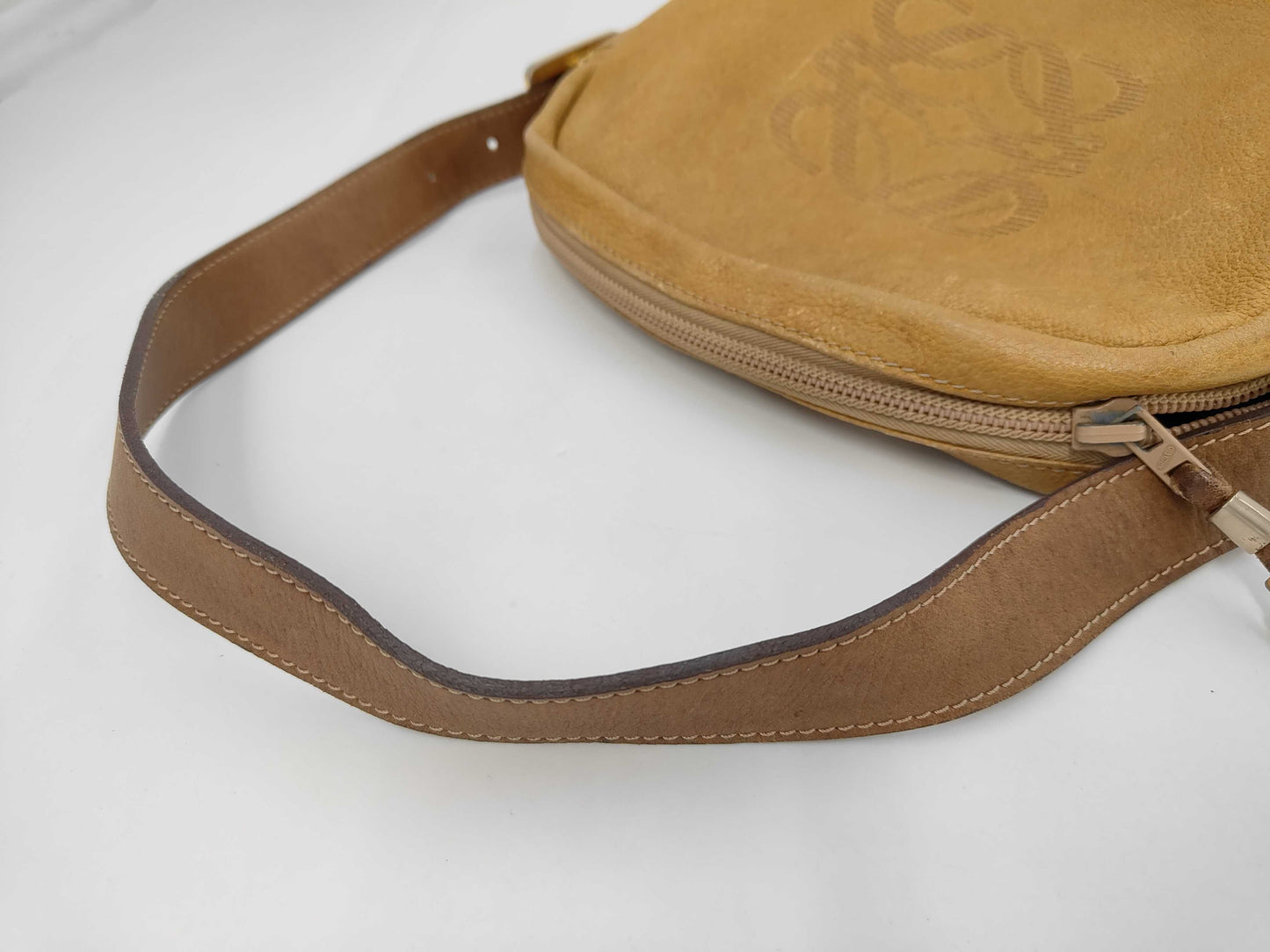 LOEWE Shoulder Bag Leather Camel Handbag