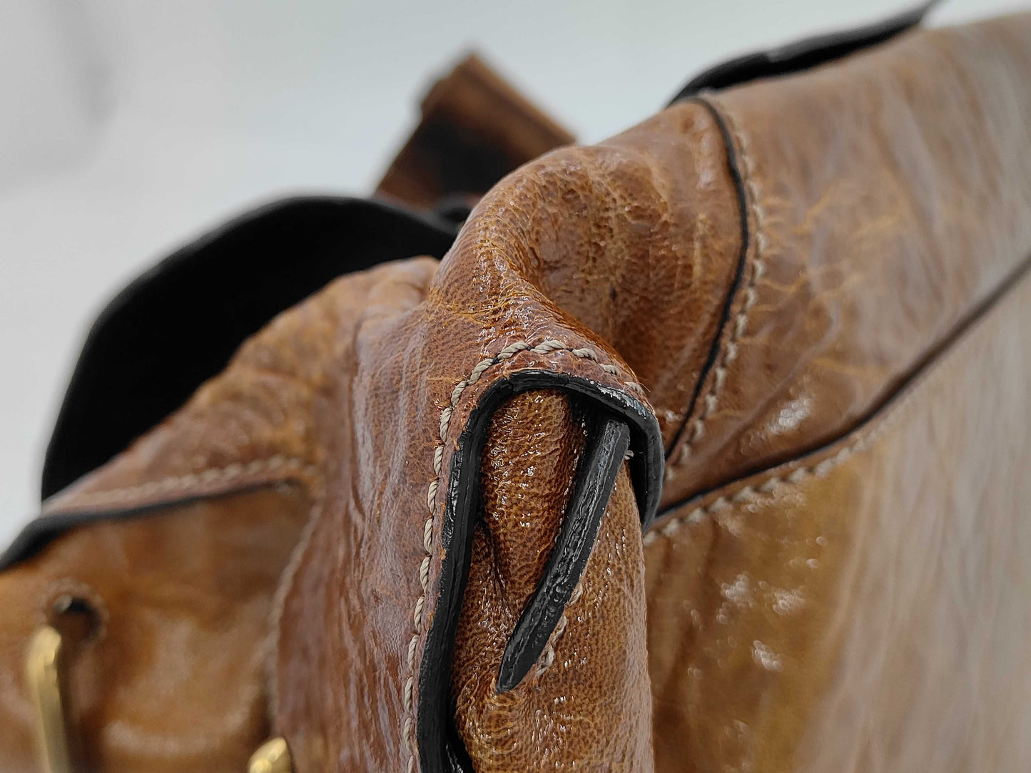 chloe Chloe Leather Brown Shoulder Bag