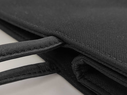 BURBERRY Handbag Canvas Black Tote Bag