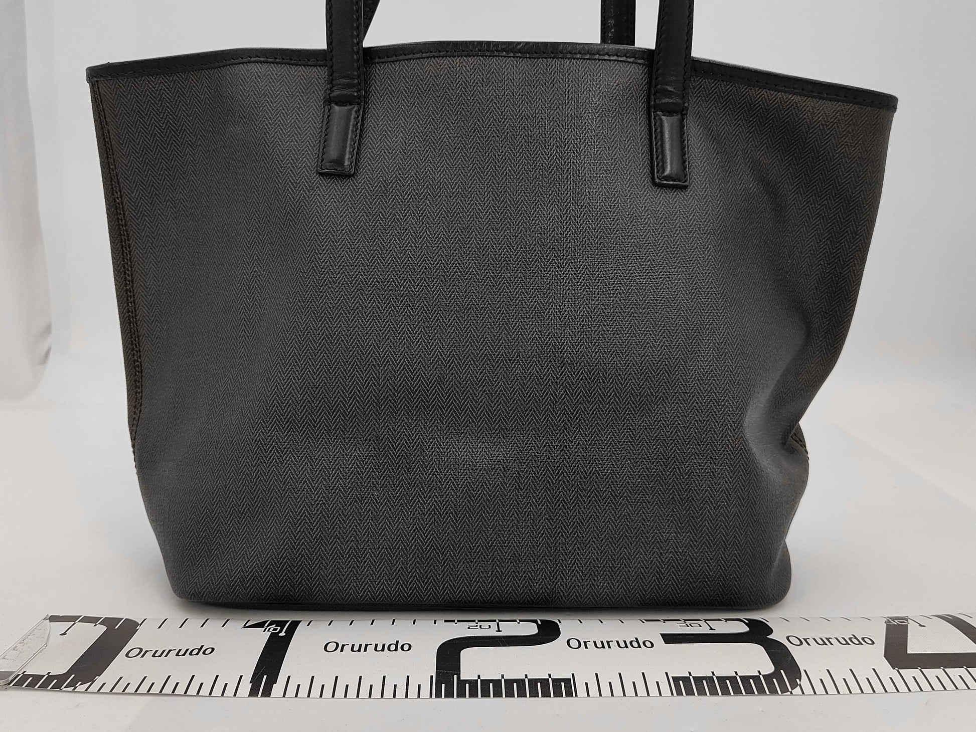 BVLGARI Weekend Correzione PVC Grey Tote Bag