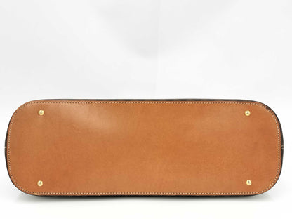 CELINE Macadam 2way Bag PVC Brown Handbag