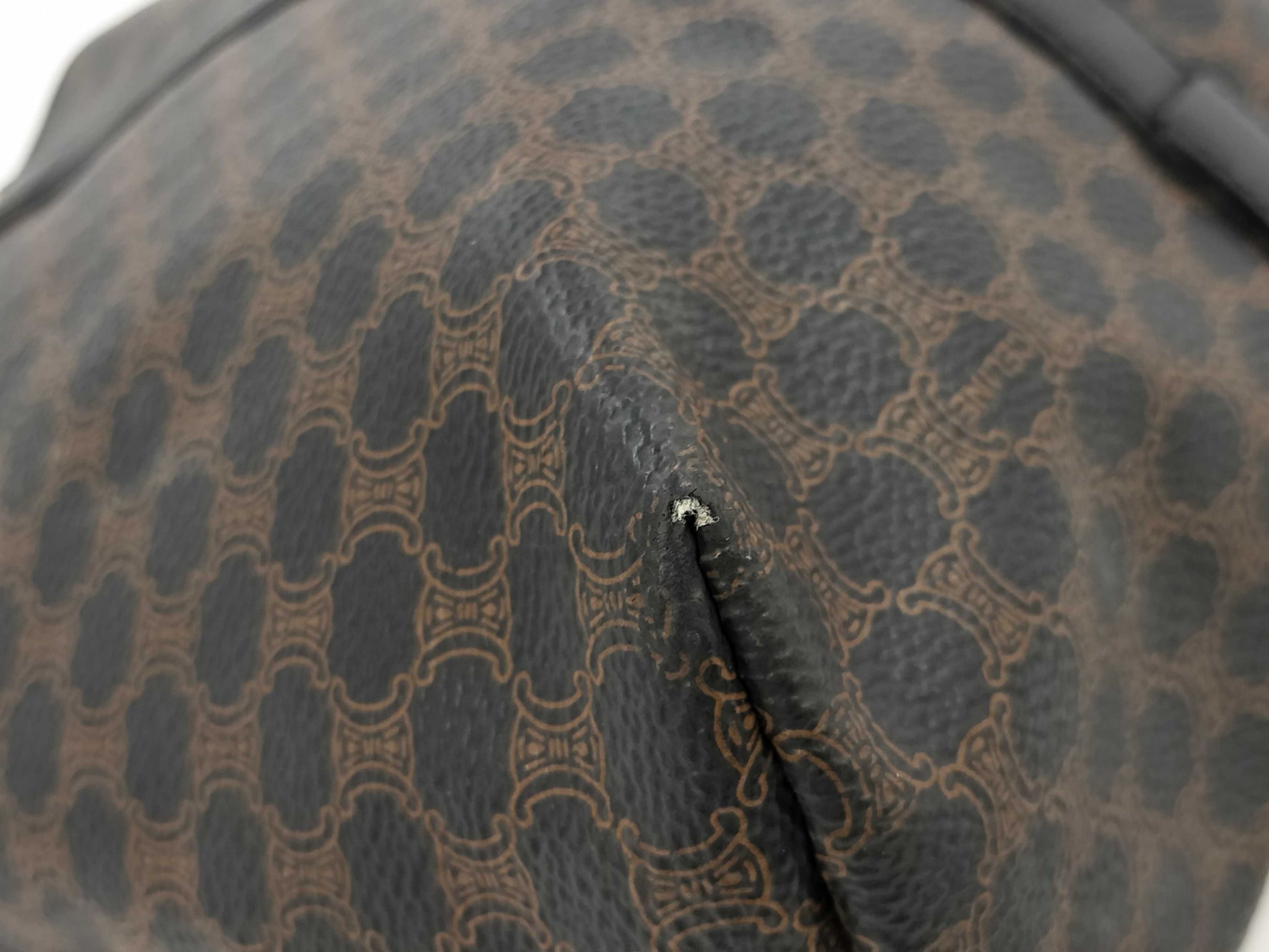 CELINE Macadam PVC Black Tote Bag