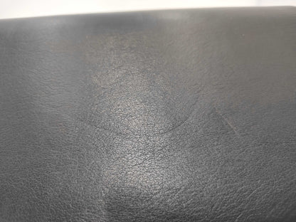 CELINE Celine Clutch Bag Leather Black Bag