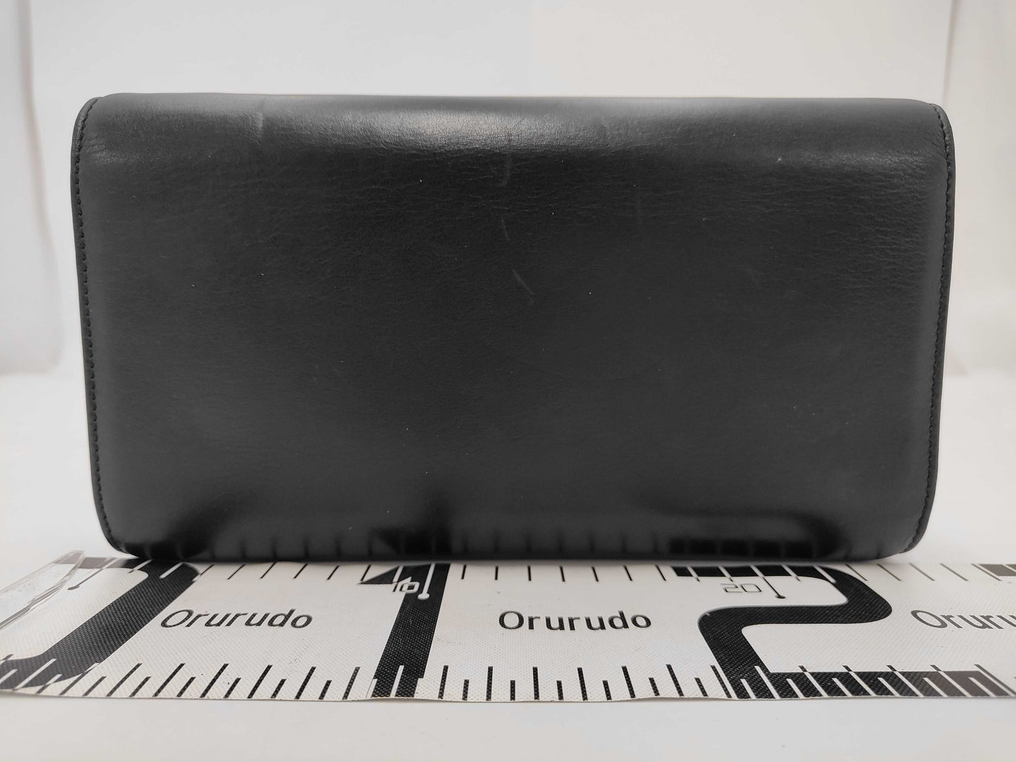 CELINE Celine Clutch Bag Leather Black Bag