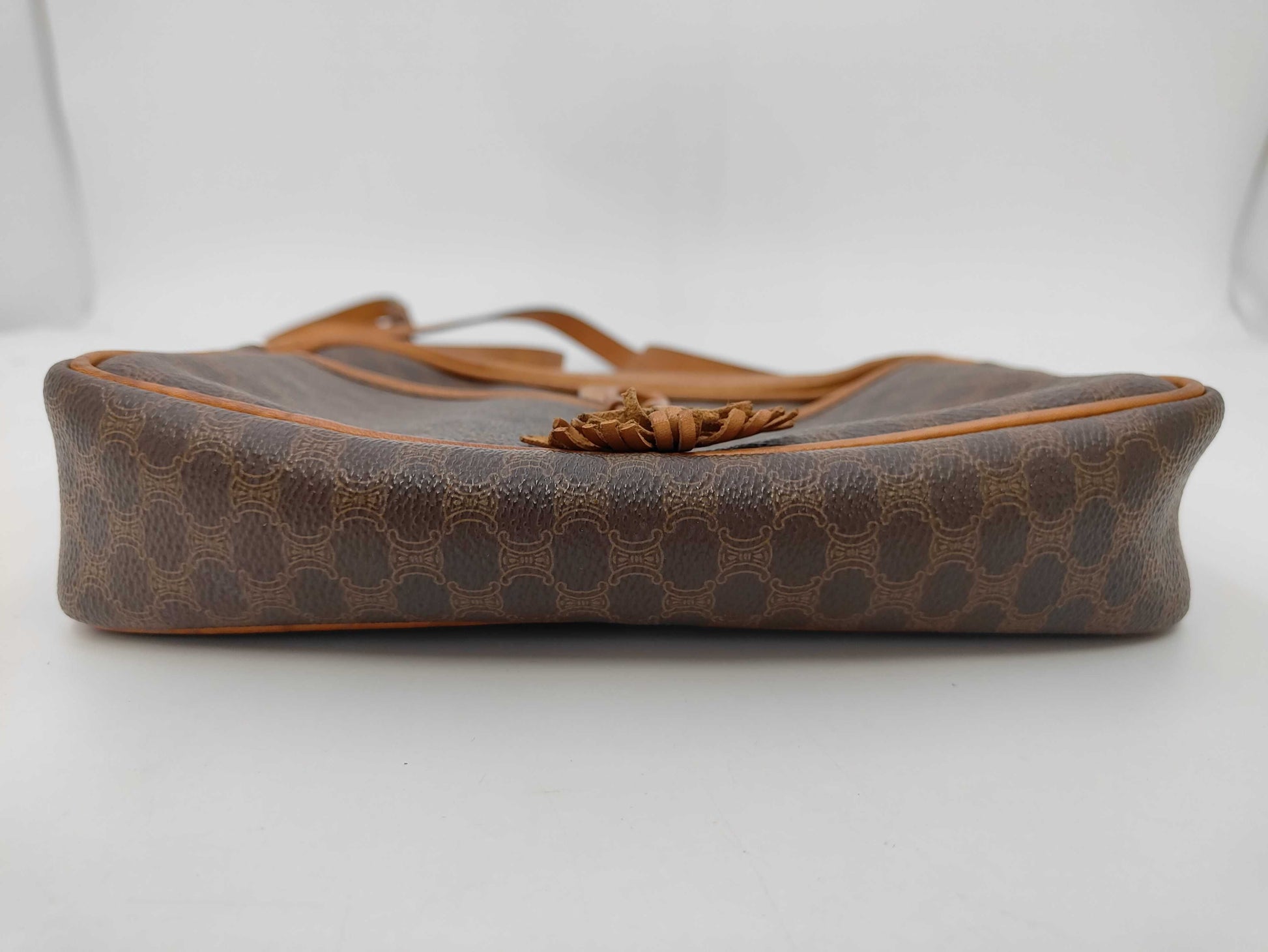 CELINE Macadam PVC Brown Shoulder Bag