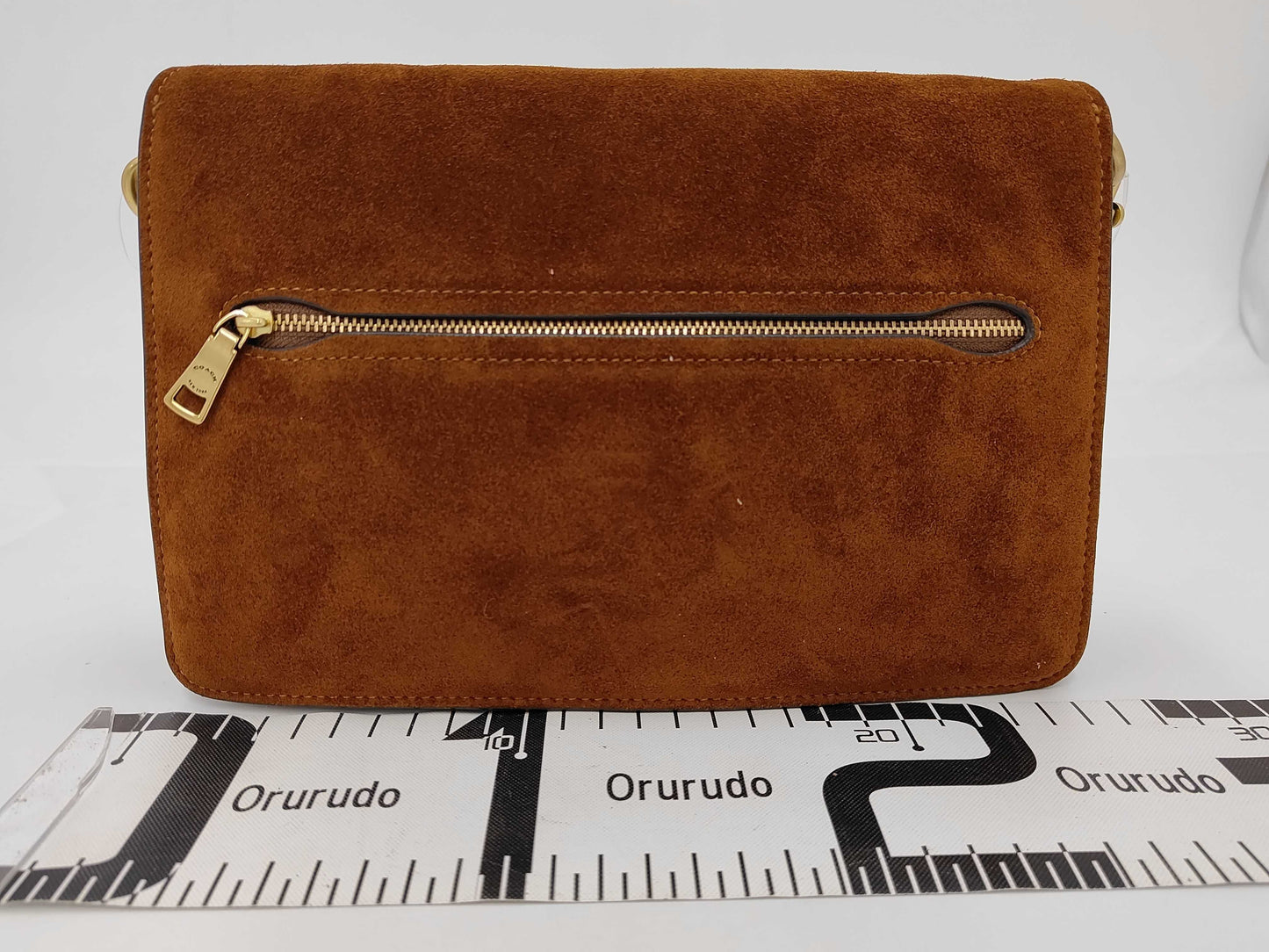 COACH Tabby Shoulder Bag Suede Brown CCK51 Shoulder Bag