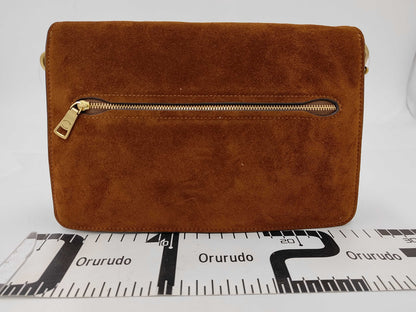 COACH Tabby Shoulder Bag Suede Brown CCK51 Shoulder Bag