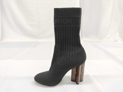 LOUIS VUITTON LOUISVUITTON Monogram Silhouette Ankle Boots Size 34 Other Shoes