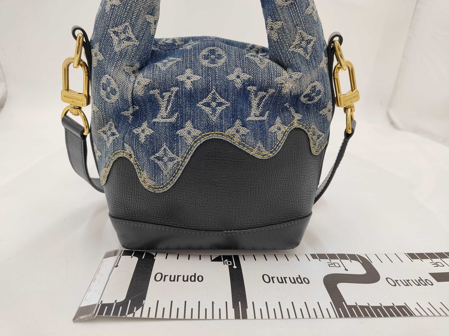 LOUIS VUITTON LOUIS VUITTON Monogram Denim Japanese Cruiser Handbag