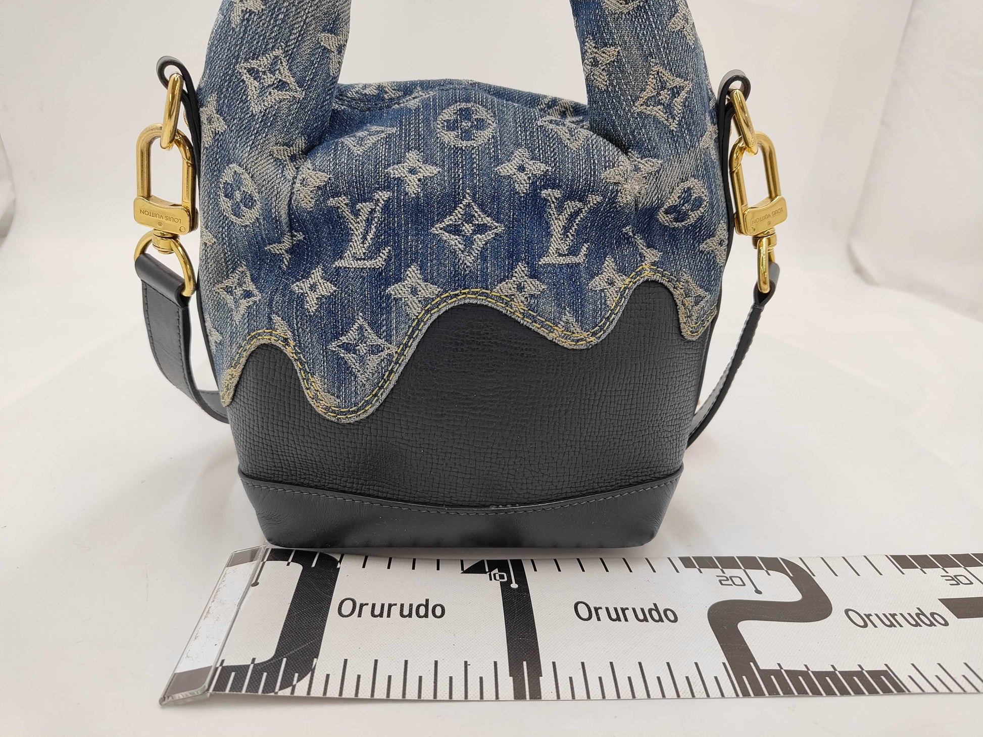 LOUIS VUITTON LOUIS VUITTON Monogram Denim Japanese Cruiser Handbag