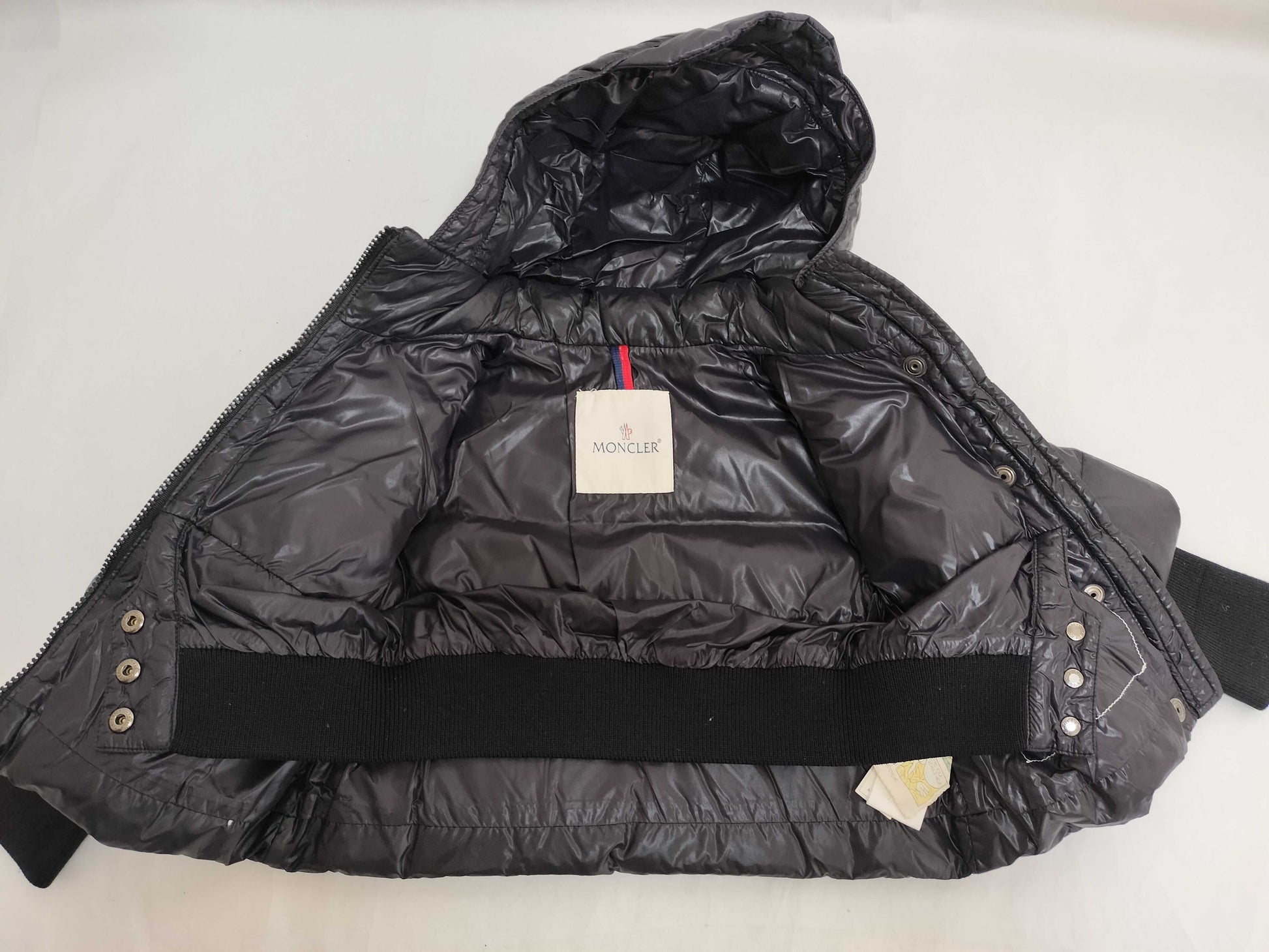 MONCLER Moncler Moncler Down Jacket Knit Sleeve Kids 90cm Black Jacket
