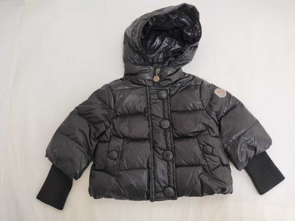 MONCLER Moncler Moncler Down Jacket Knit Sleeve Kids 90cm Black Jacket