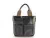 MARNI MARNI Side Zip Tote Bag Black Leather Tote Bag