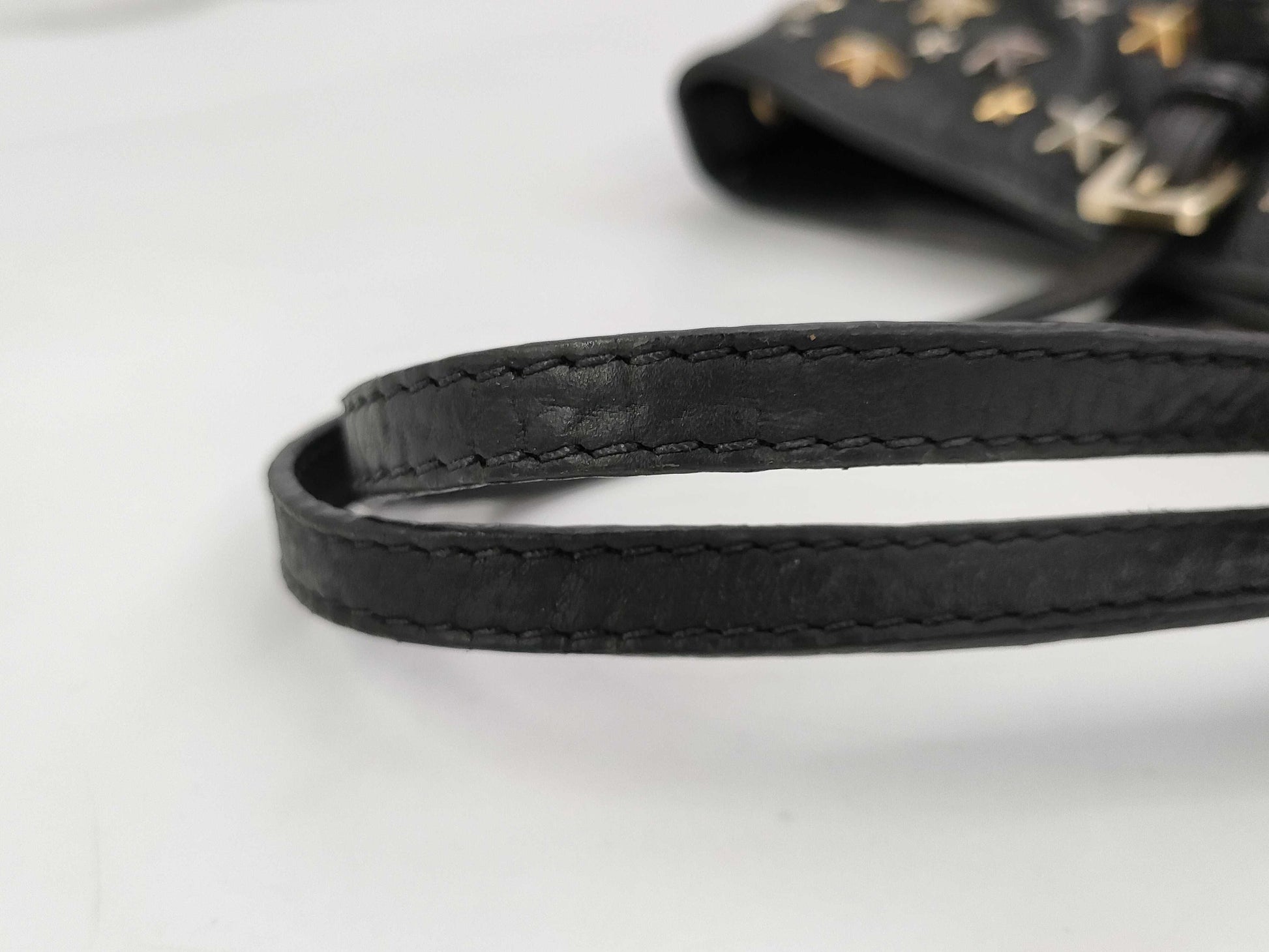 JIMMY CHOO Studded Black Tote Bag