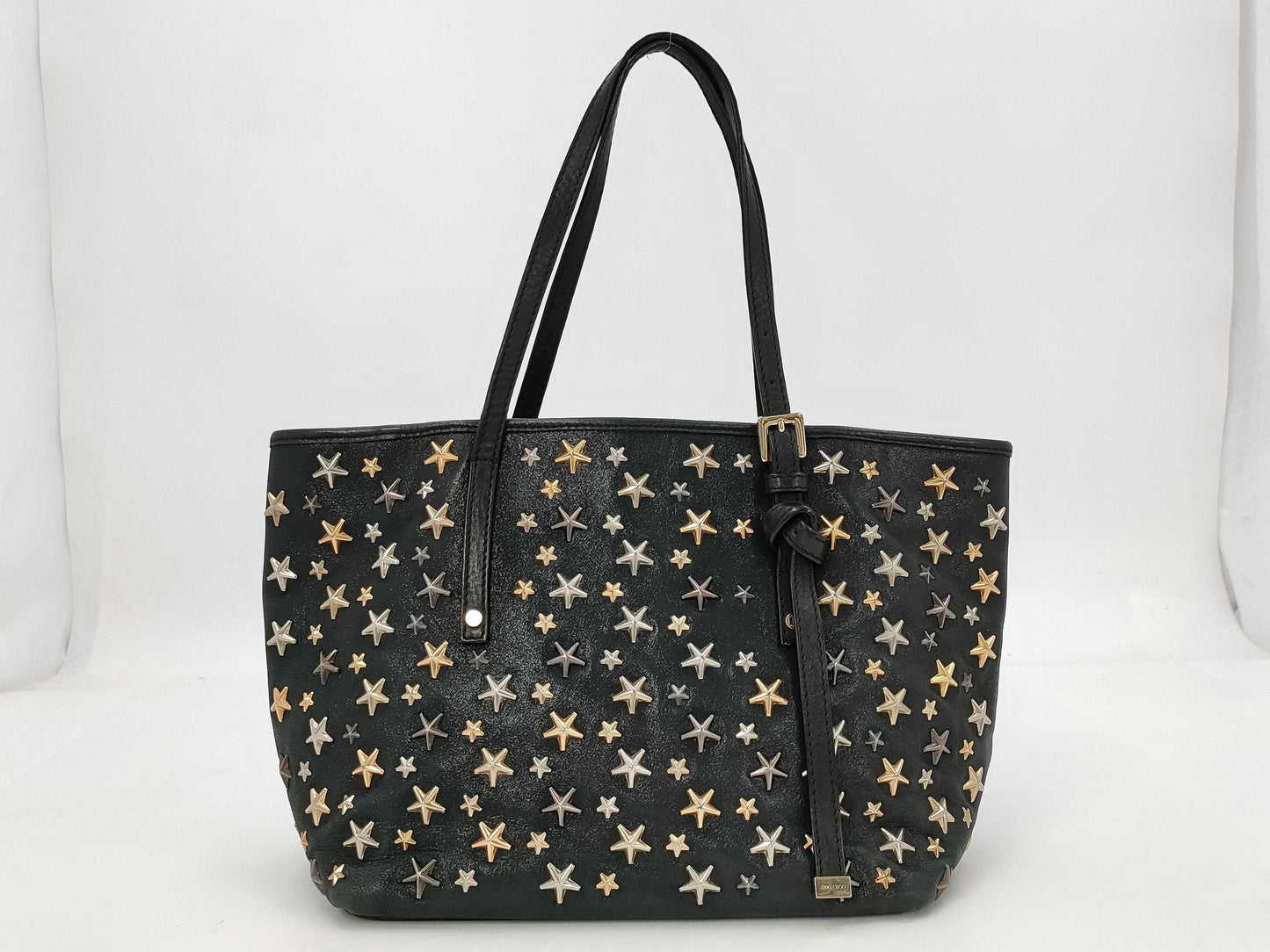 JIMMY CHOO Studded Black Tote Bag