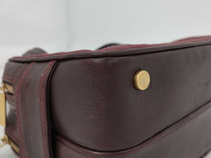 CHANEL Chocolate Bar Handbag Bordeaux Bag