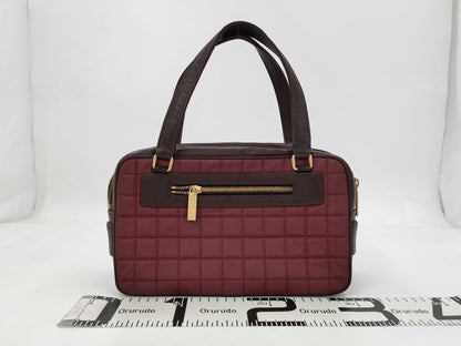 CHANEL Chocolate Bar Handbag Bordeaux Bag