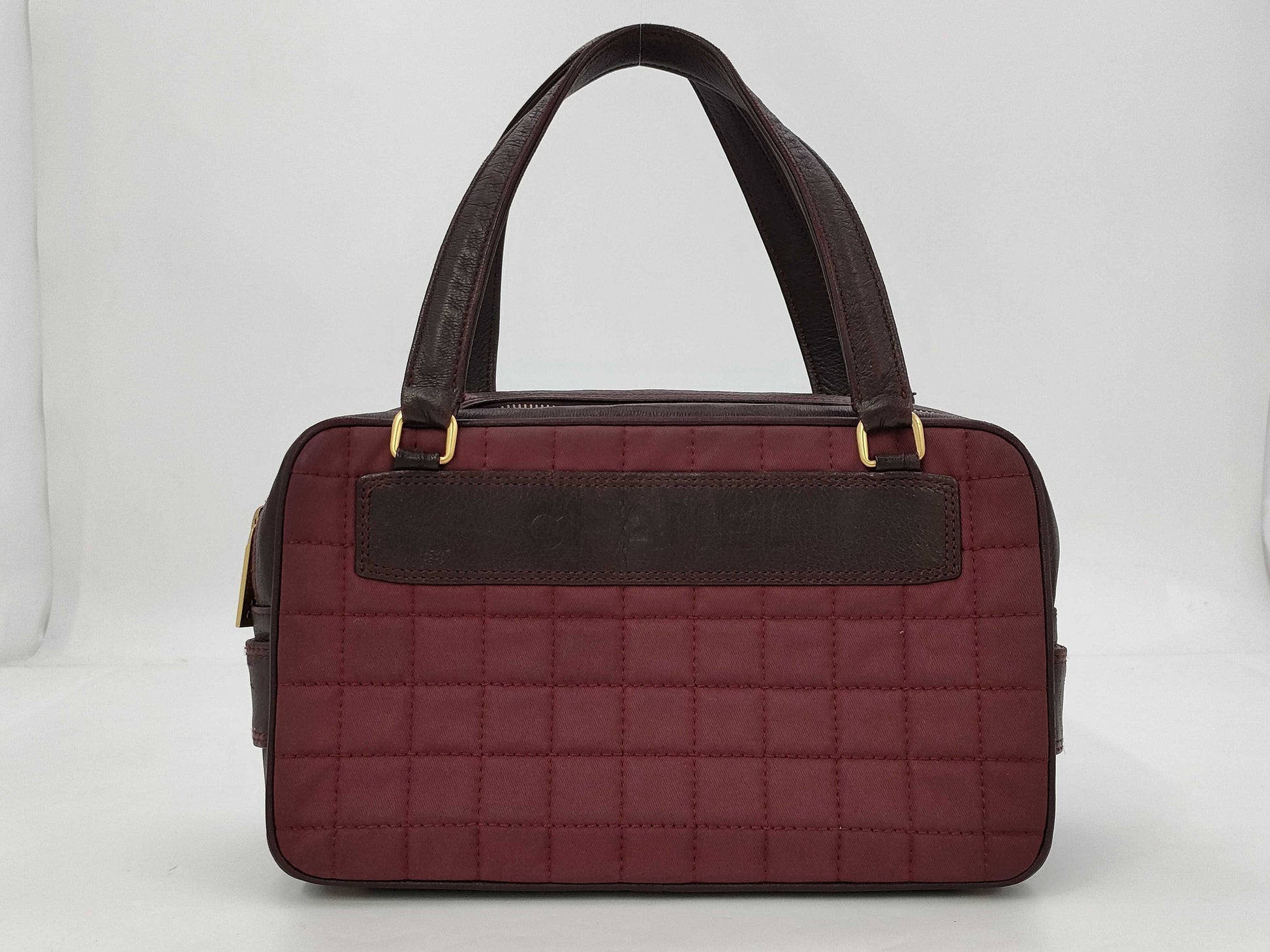CHANEL Chocolate Bar Handbag Bordeaux Bag