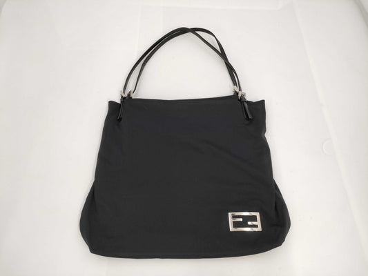 FENDI Fendi Cotton Black Tote Bag