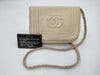 CHANEL Lambskin Beige Shoulder Bag