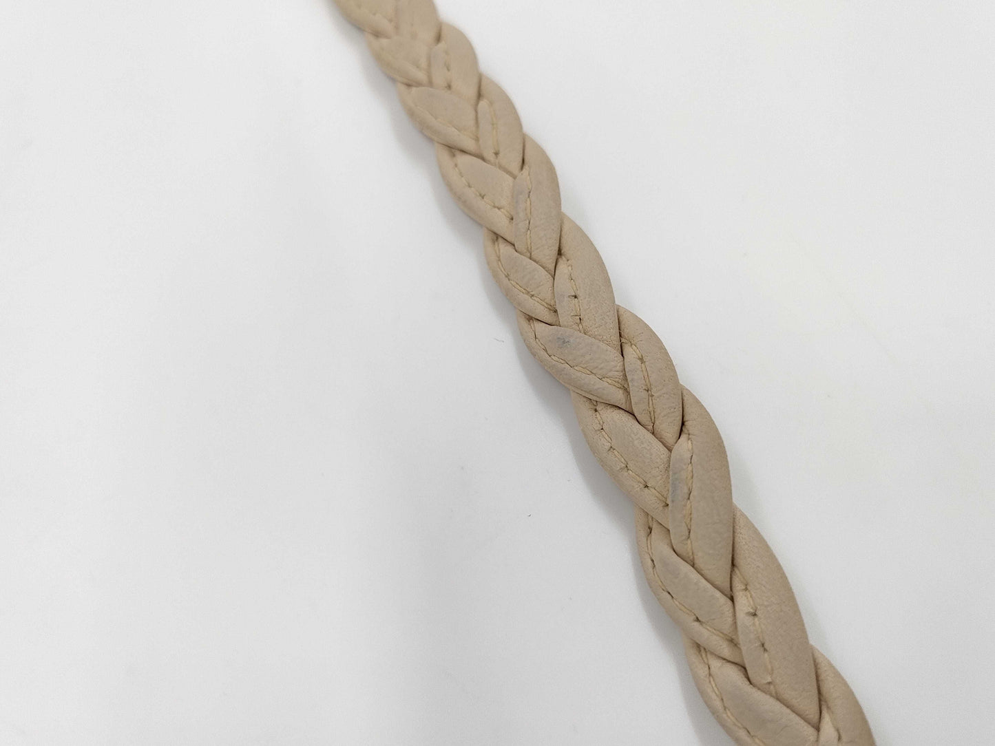 CHANEL Lambskin Beige Shoulder Bag