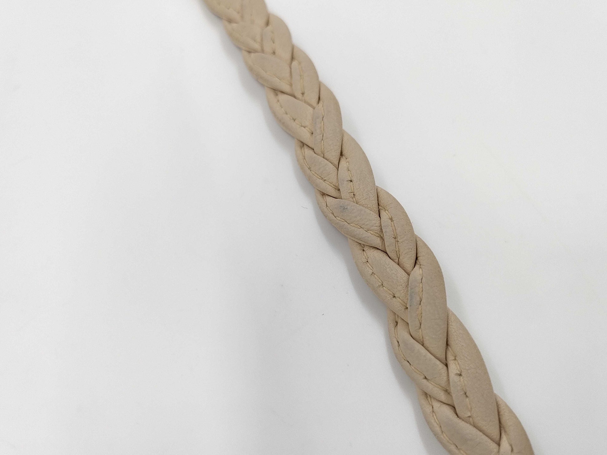 CHANEL Lambskin Beige Shoulder Bag