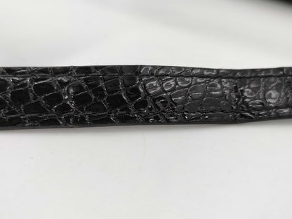 GUCCI Gucci Croco Black Shoulder Bag