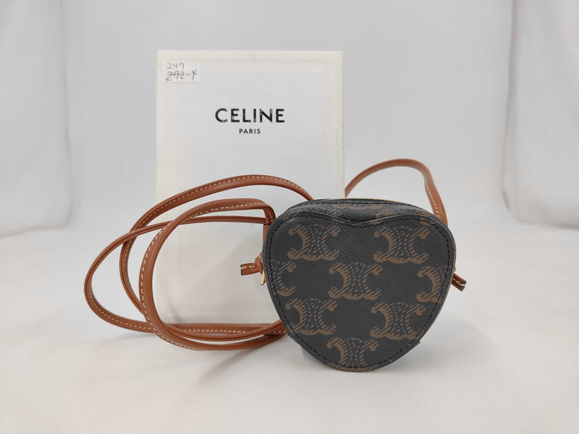 CELINE Black Macadam Shoulder Bag