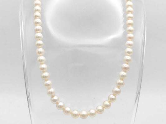 Pearl Diameter Approx. 6.5-6.9mm SV 28.9g Necklace 