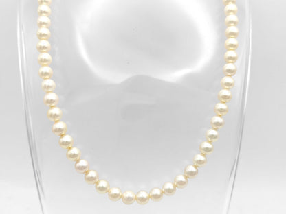 Pearl Diameter Approx. 6.5-6.9m SV 27.9g Necklace 