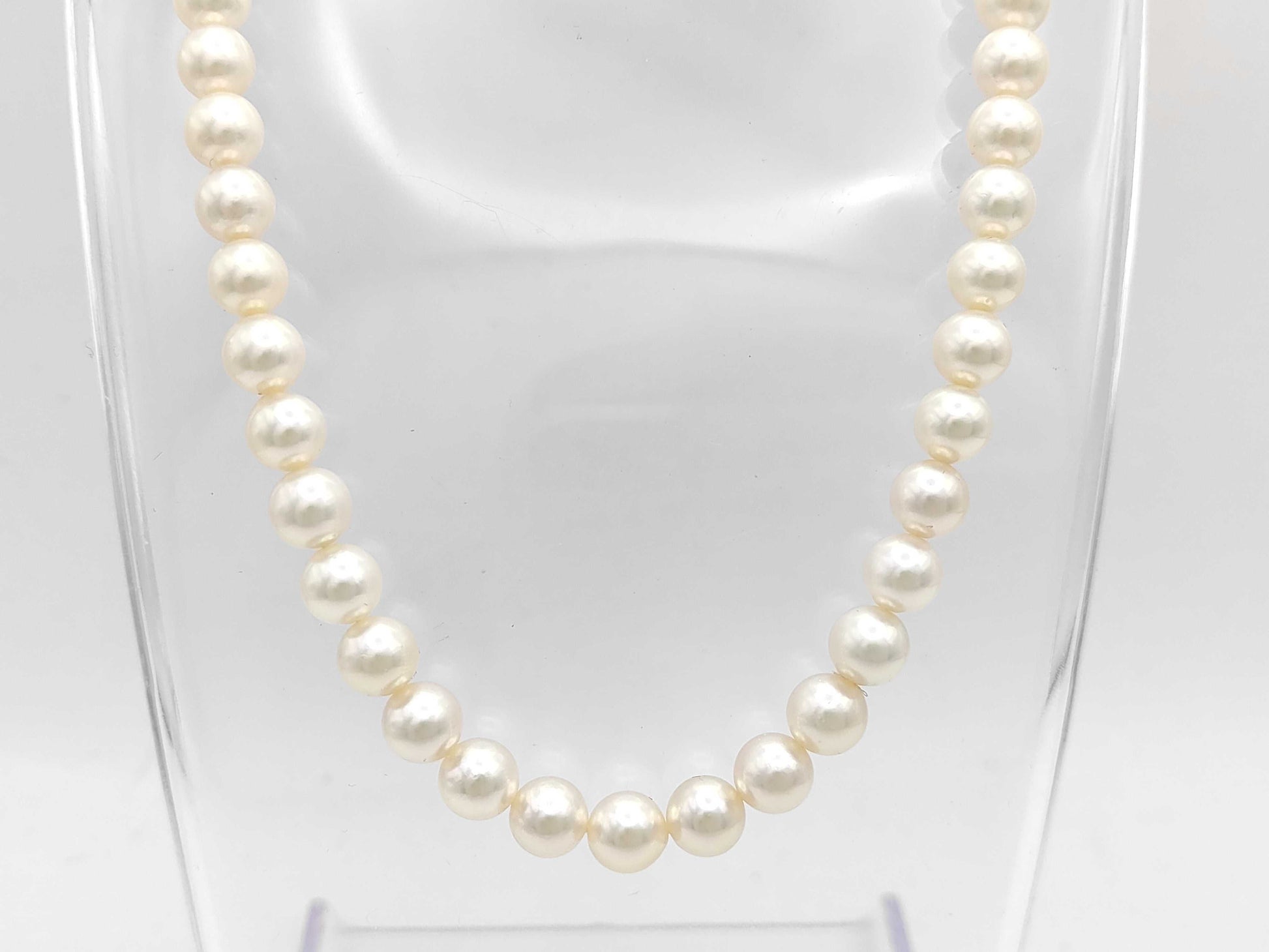 Akoya Pearl Diameter Approx. 7.4-7.8mm SV 370g Necklace 