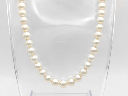 Akoya Pearl Diameter Approx. 7.4-7.8mm SV 370g Necklace 