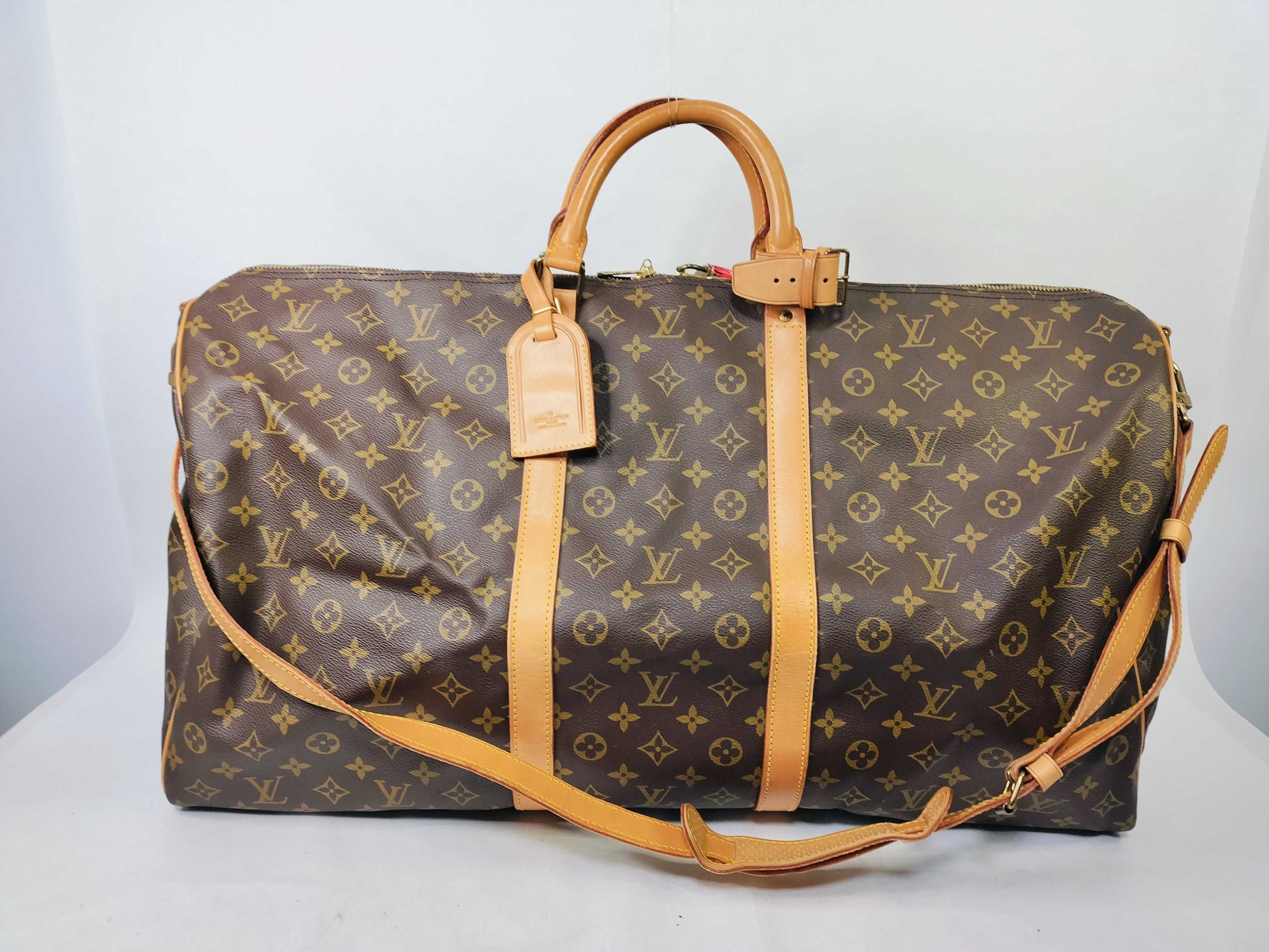 LOUIS VUITTON Monogram Vuitton Monogram Boston Back Boston Bag with Shoulder