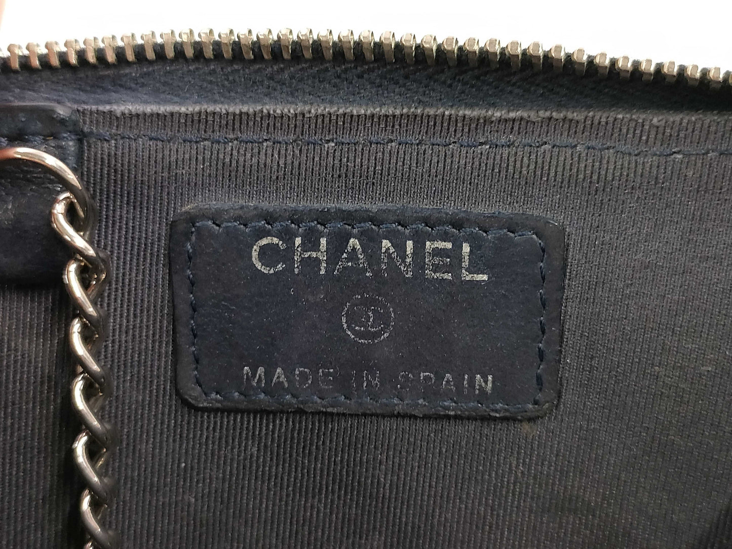 CHANEL Coin Case Navy Coin Case