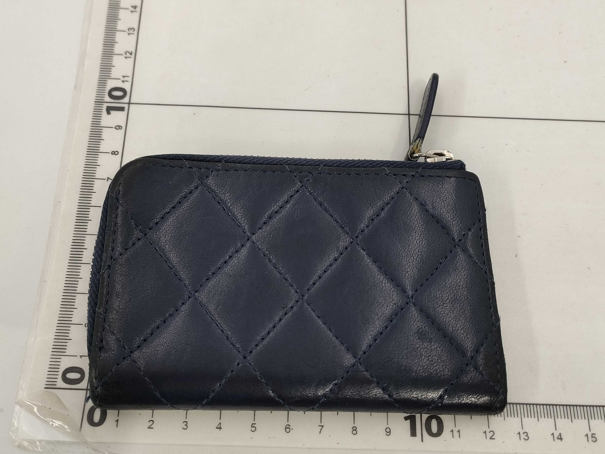 CHANEL Coin Case Navy Coin Case