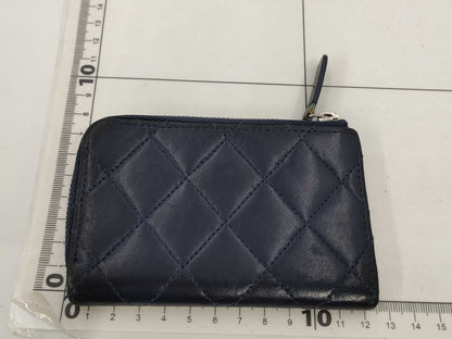 CHANEL Coin Case Navy Coin Case