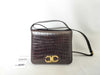 Salvatore Ferragamo Gancini Ferragamo Croco Shoulder Bag