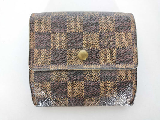 LOUIS VUITTON Damier LOUIS VUITTON Damier Louis Vuitton Damier Porte Monevey Cult Credit N61652 Wallet Wallet
