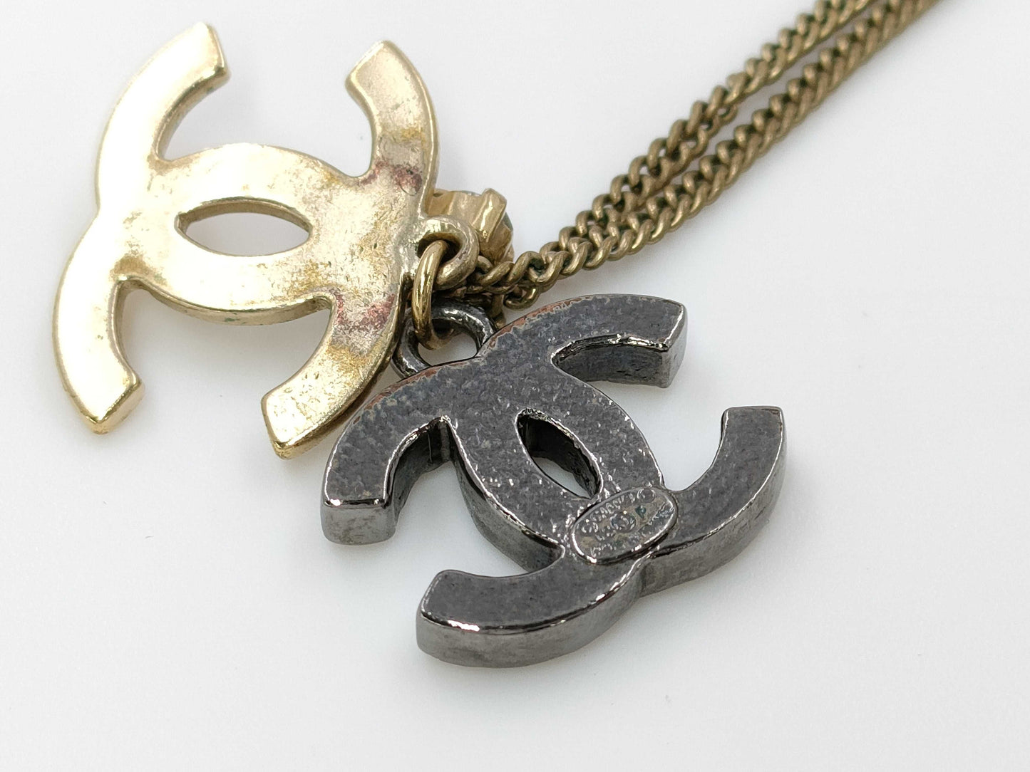 CHANEL CHANEL Double Coco Mark Necklace Necklace