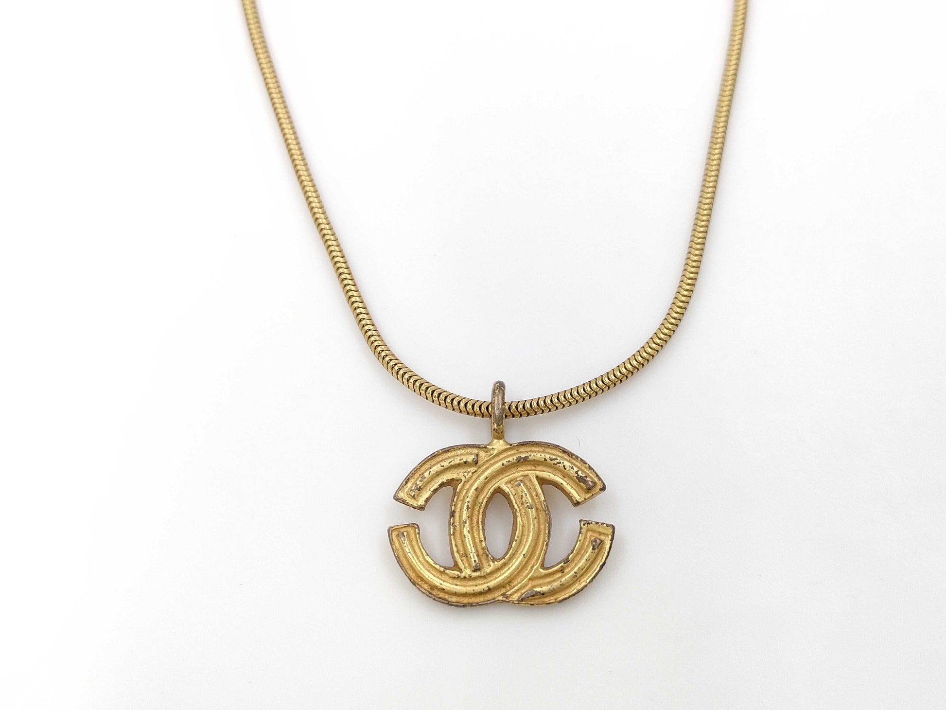 CHANEL CHANEL Deca Coco Mark Necklace Necklace