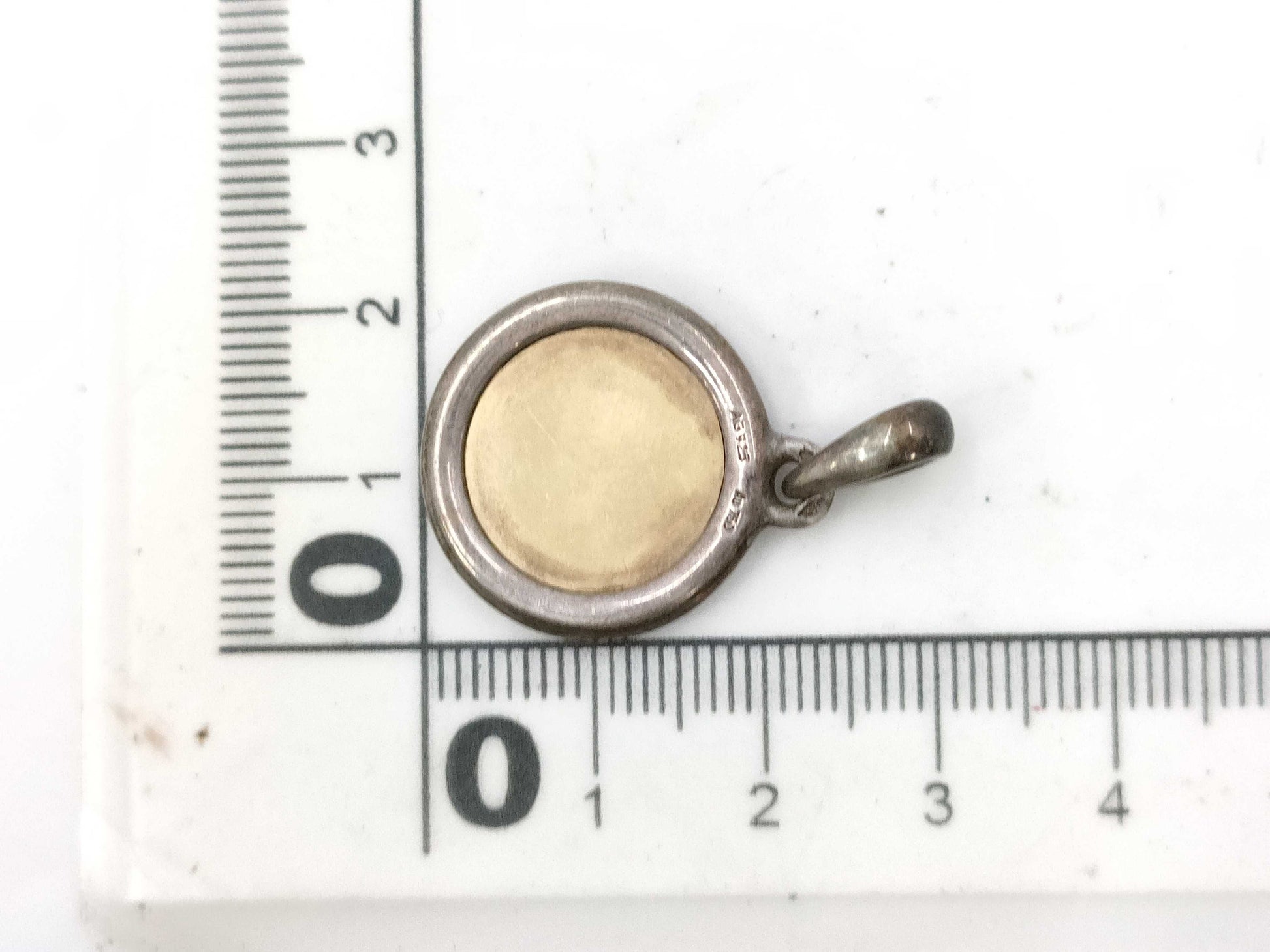 HERMES Hermes K18 AU750 AG925 6.63g Serie Pendant Top Pendant Top