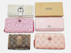 COACH 5-Piece Set Signature Leather Long Wallet Wallet Wallet