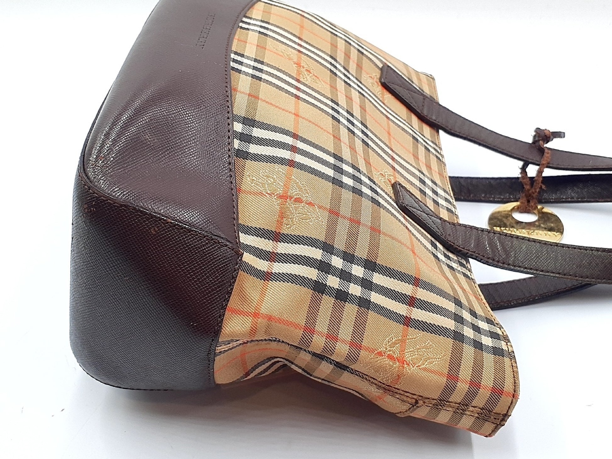 BURBERRY Novacheck Leather Hand Hand