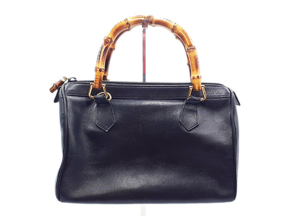 GUCCI Bamboo Leather Hand Gold Hardware 000.122 Handbag